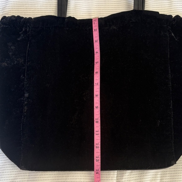 Victoria's Secret Black Velvet Tote - Picture 9 of 9